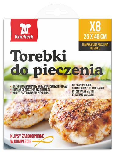 Torebki do piecz. 8 szt.