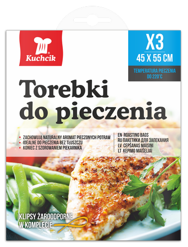 Torebki do piecz. 3 szt.